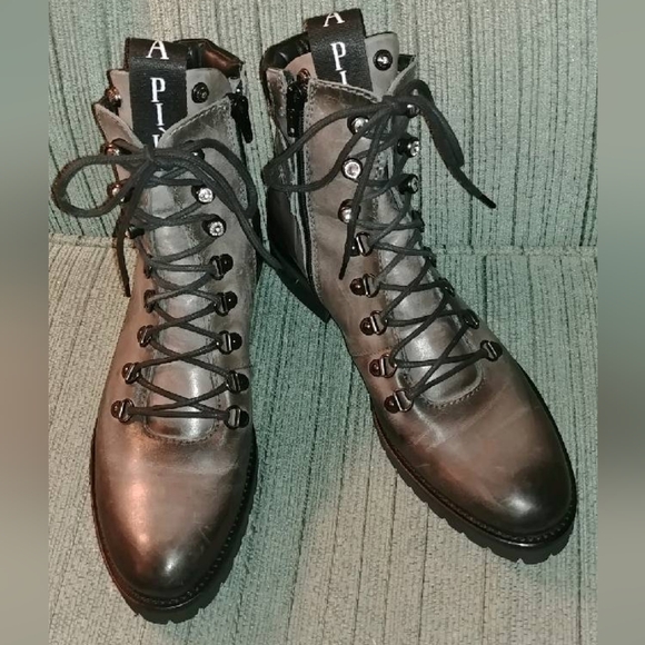 Donna Piu ombre leather booties - Picture 2 of 11